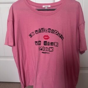 Maurice’s “Mean Girls” Pink Graphic T-Shirt NWOT